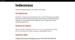 Desktop Screenshot of indecorous.com